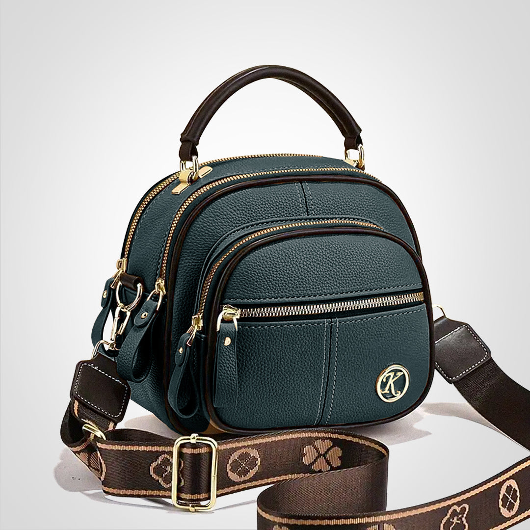 Sara | Klassisk crossbody-taske i læder