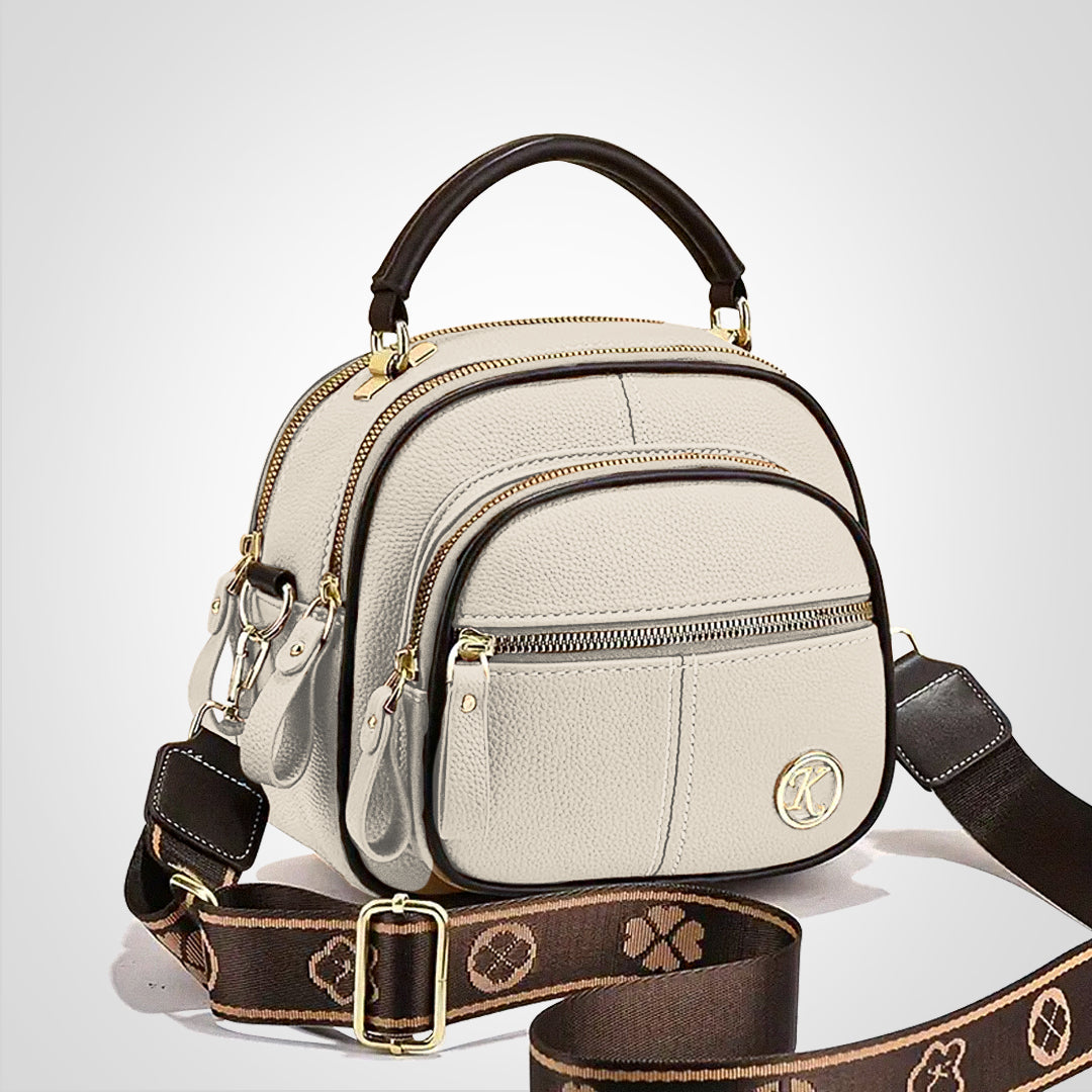 Sara | Klassisk crossbody-taske i læder