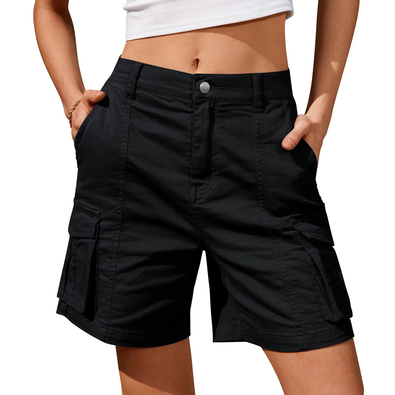 Elise - Vintage Cargo Shorts til kvinder