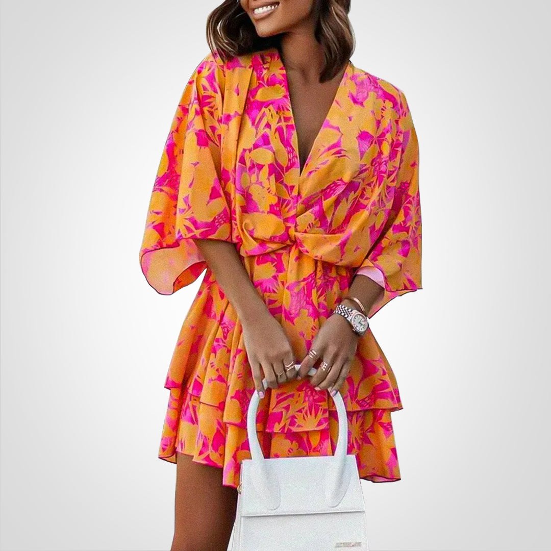 Eva | Farverig kjole