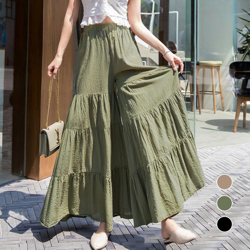 Heidi - Monokrom retro strandbukser