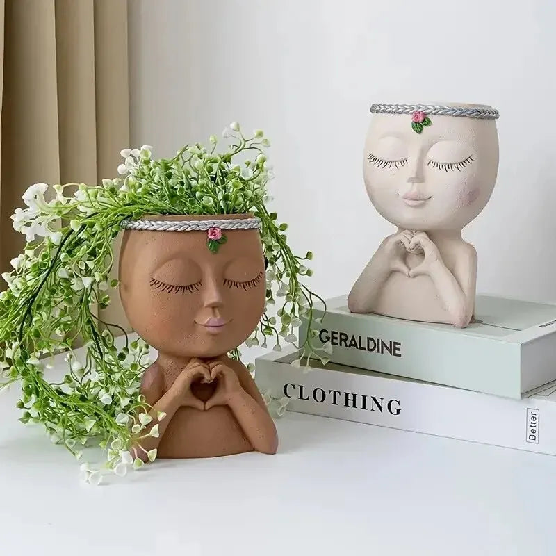 BloomScape - Kunstneriske blomsteransigter til trendy interiør