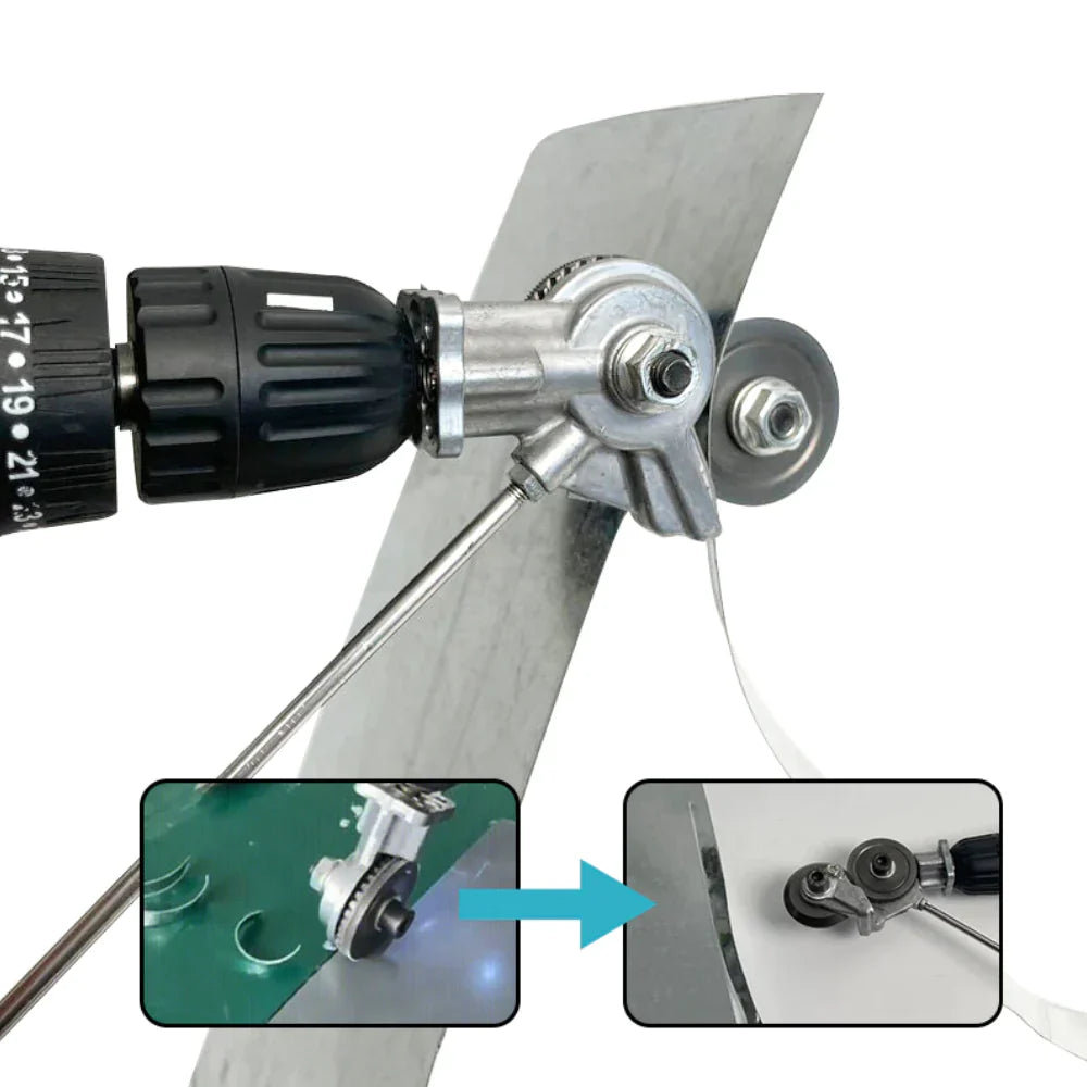 FluxCut Pro - Elektrisk pladefræser til boremaskine