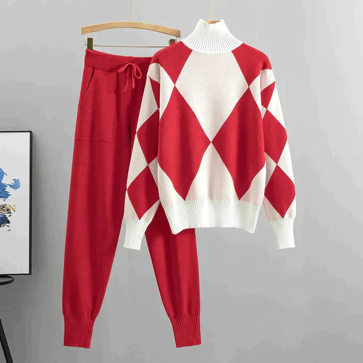 Vera - Moderigtigt sweater og buksesæt