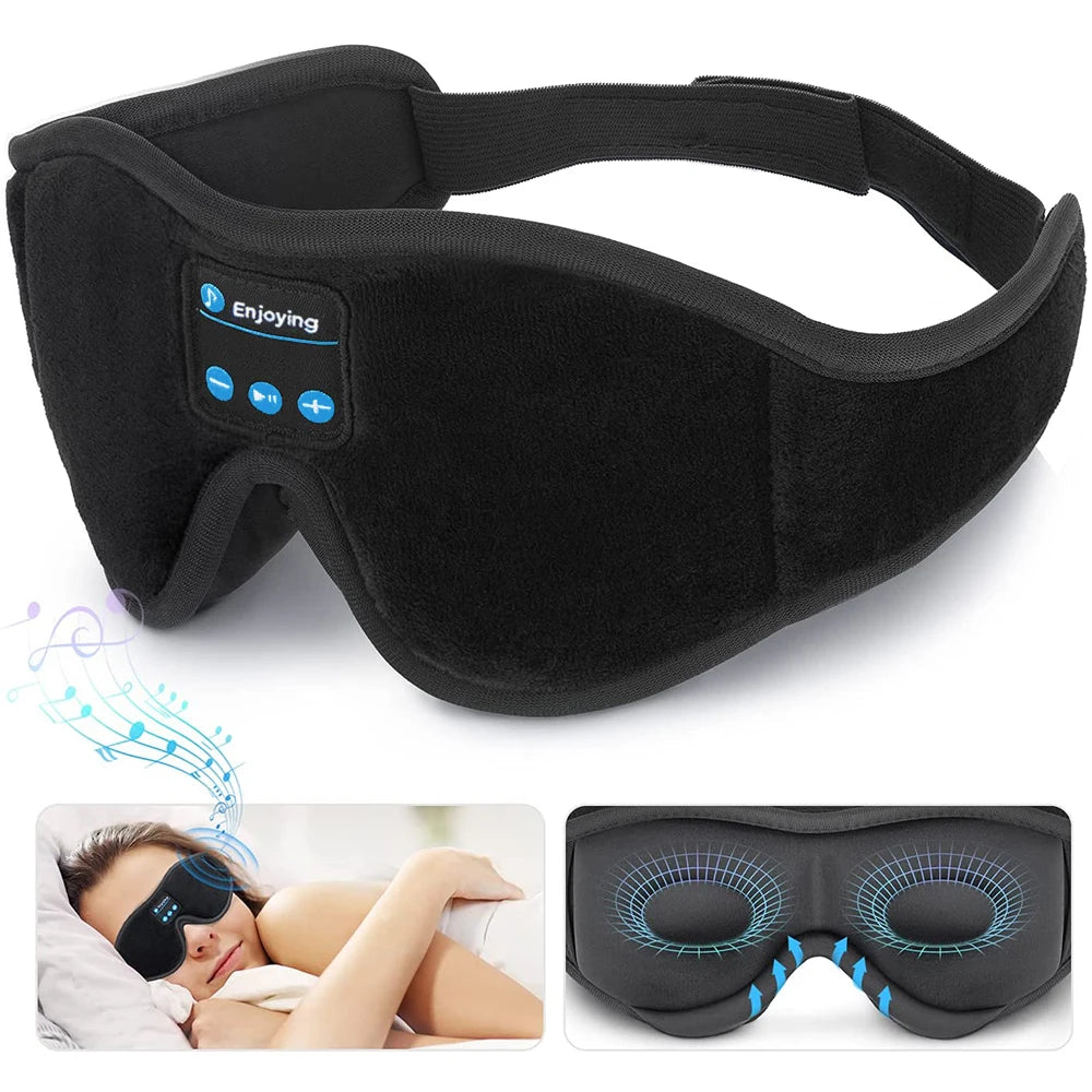 DreamBeats | Bluetooth-søvnmaske med HD-lyd og 3D-øjenkomfort