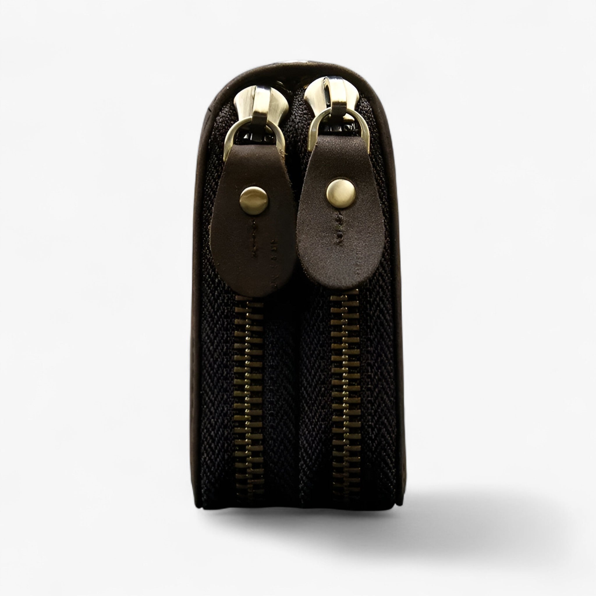 Lang læderpung til mænd