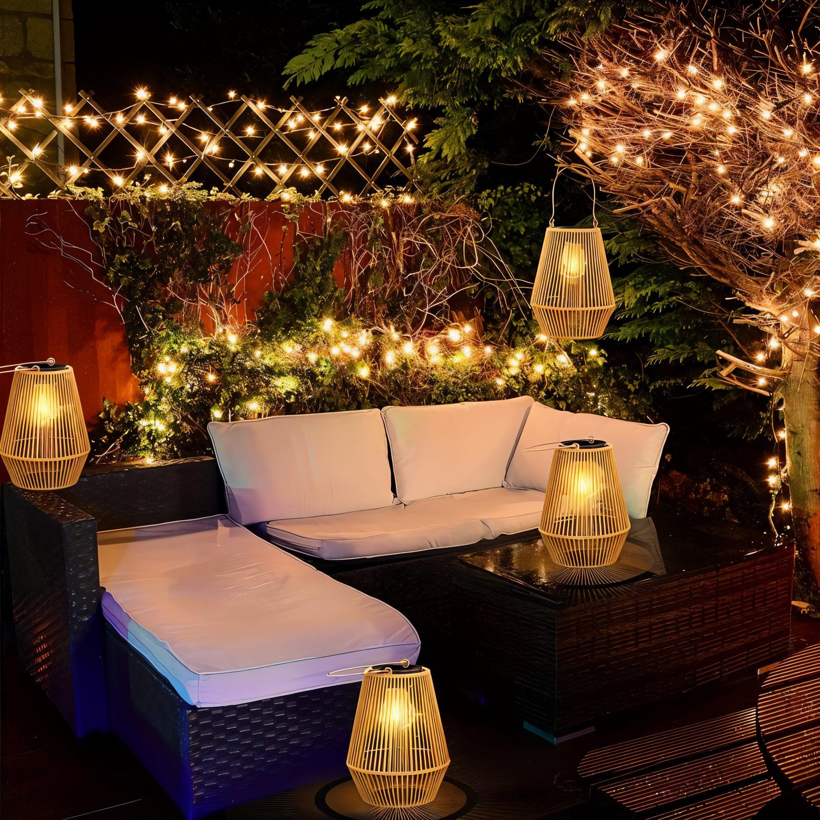 BambooGlow - Solar lanterner