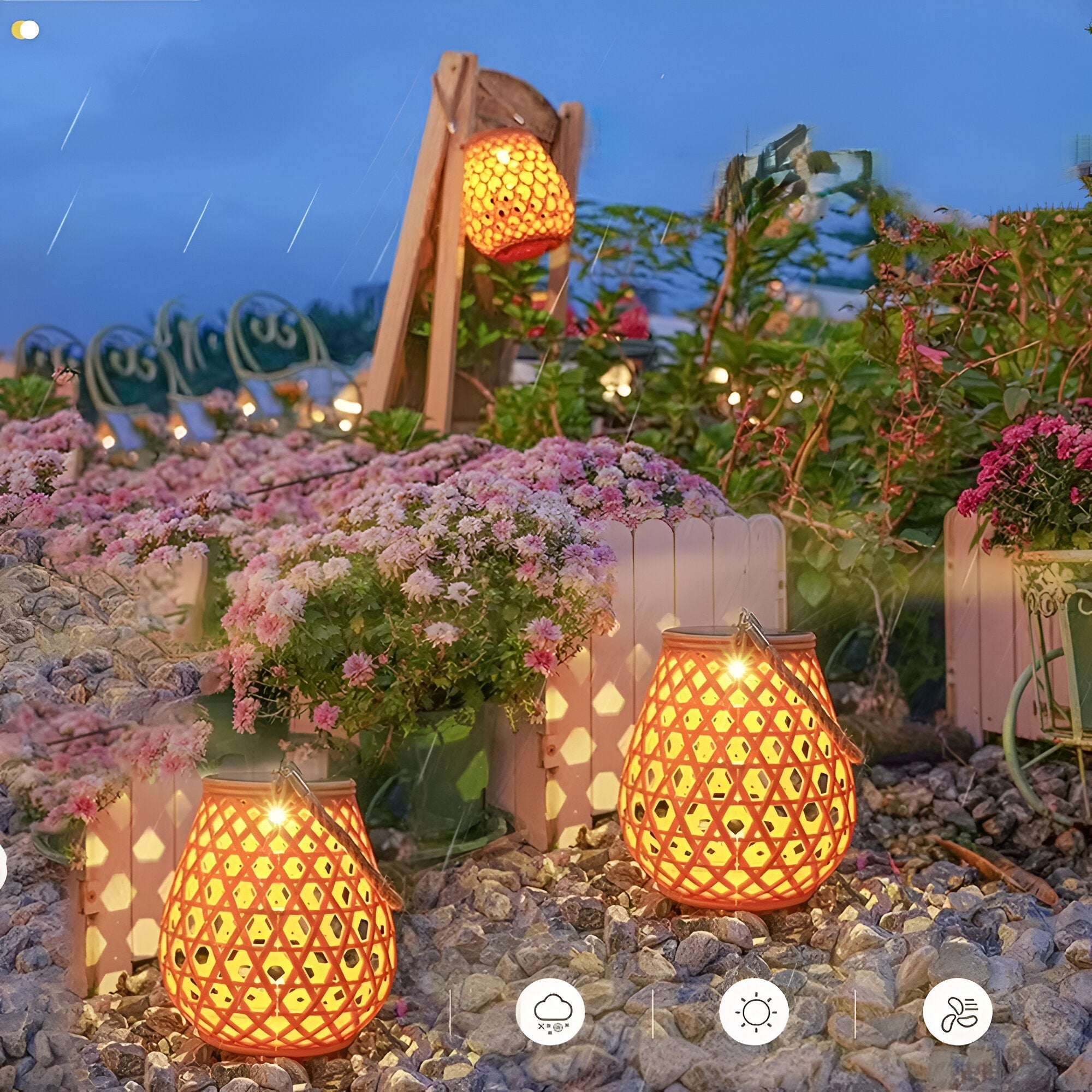 Solara – Vævet Solar Have Lanterne
