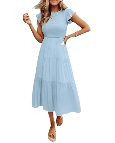 Sylvia - Sommer Maxi Kjole