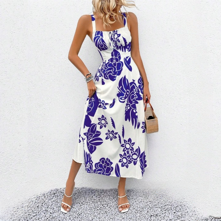 Rose - Spaghetti Strap Slim Kjole