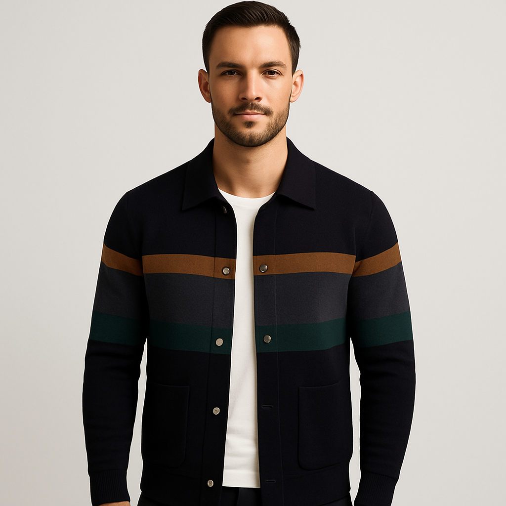Jackson | Stribet cardigan
