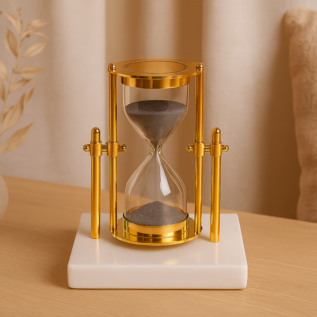 Auravé – Luksuriøs guldtimeglasur med marmorbase