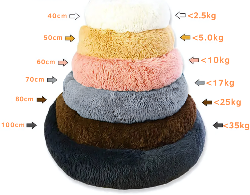 PurrNest™ – Ultra-komfort rund kæledyrsseng