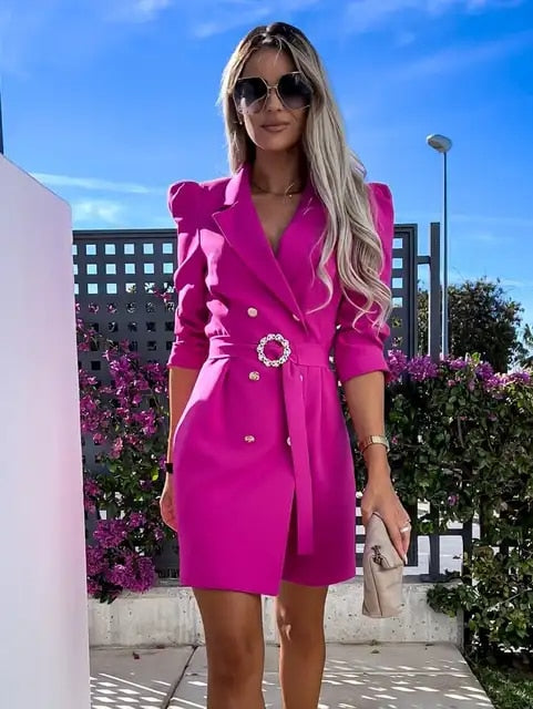 Sienna - Elegant langærmet kjole