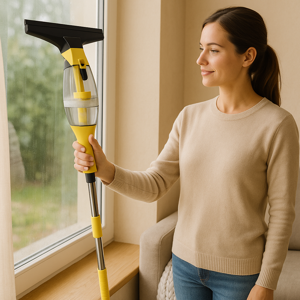 Lustris – Elektrisk vinduesstøvsugersæt