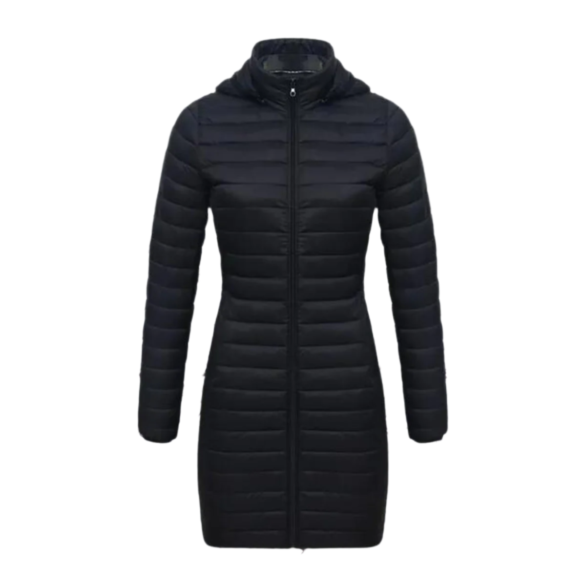 Maja - ultralet lang og varm parkajakke med hætte