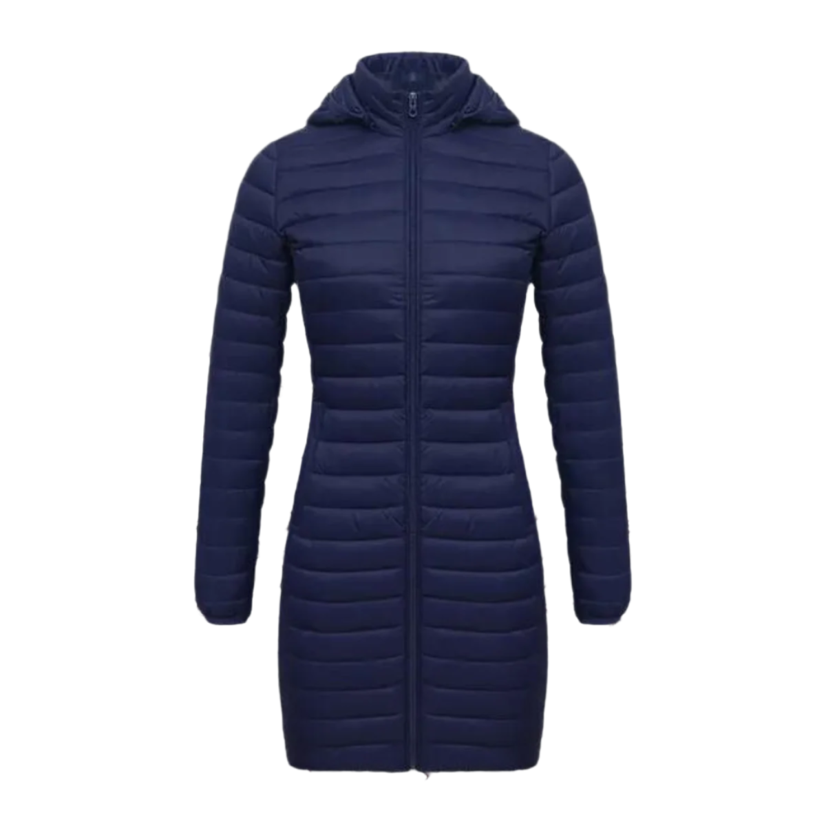 Maja - ultralet lang og varm parkajakke med hætte