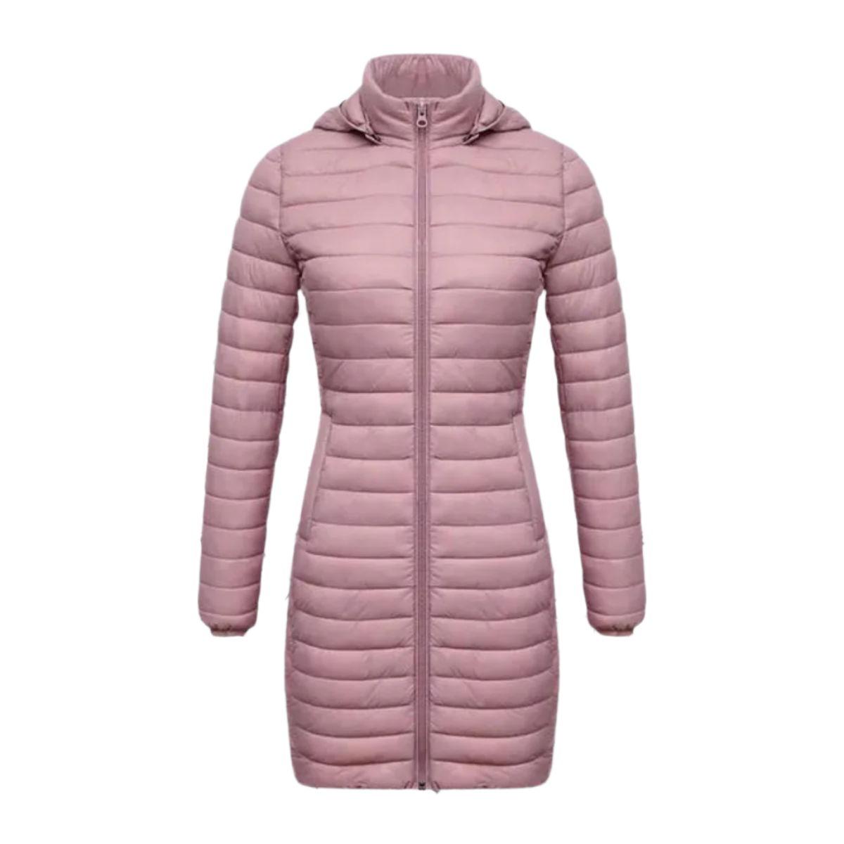 Maja - ultralet lang og varm parkajakke med hætte