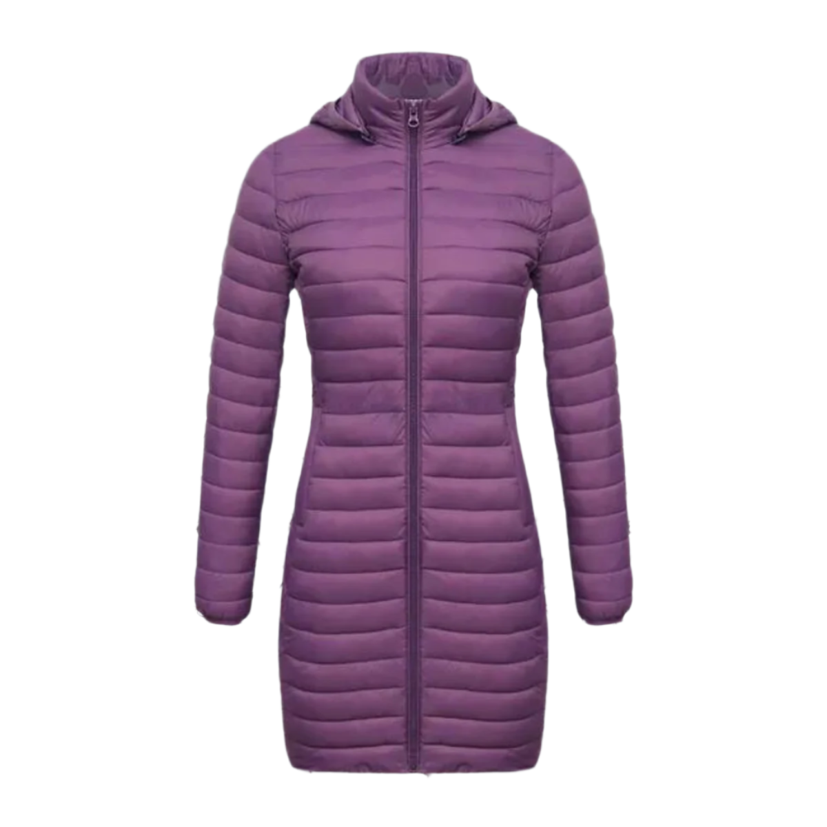 Maja - ultralet lang og varm parkajakke med hætte