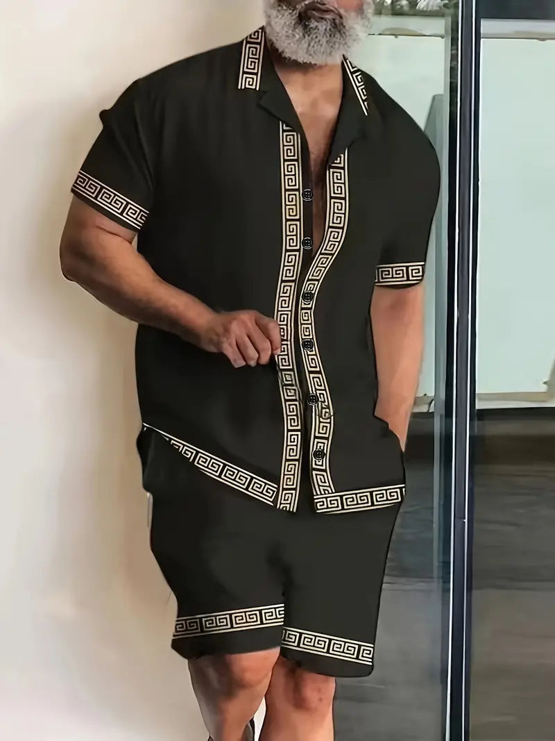 Nicklas - Elegant kortærmet sæt