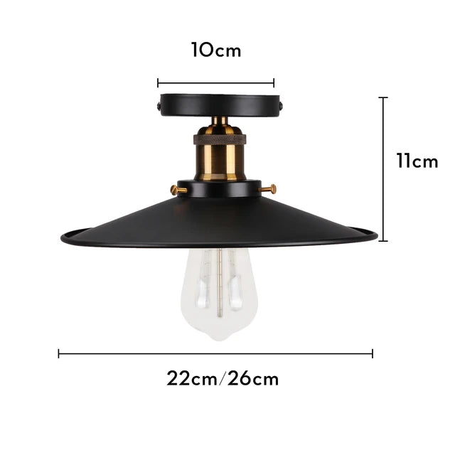 AntiqueBrilliance - vintage loftslamper