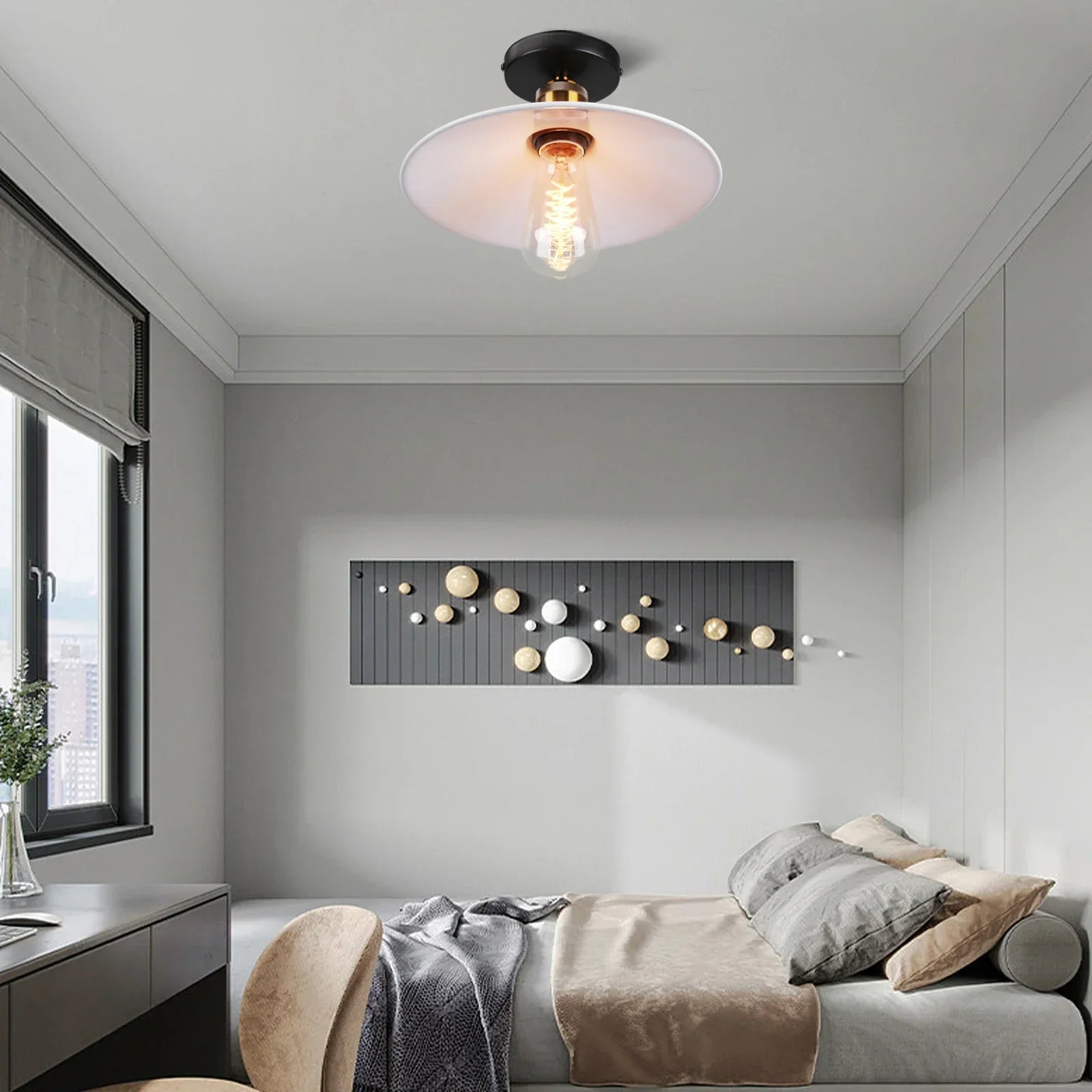 AntiqueBrilliance - vintage loftslamper