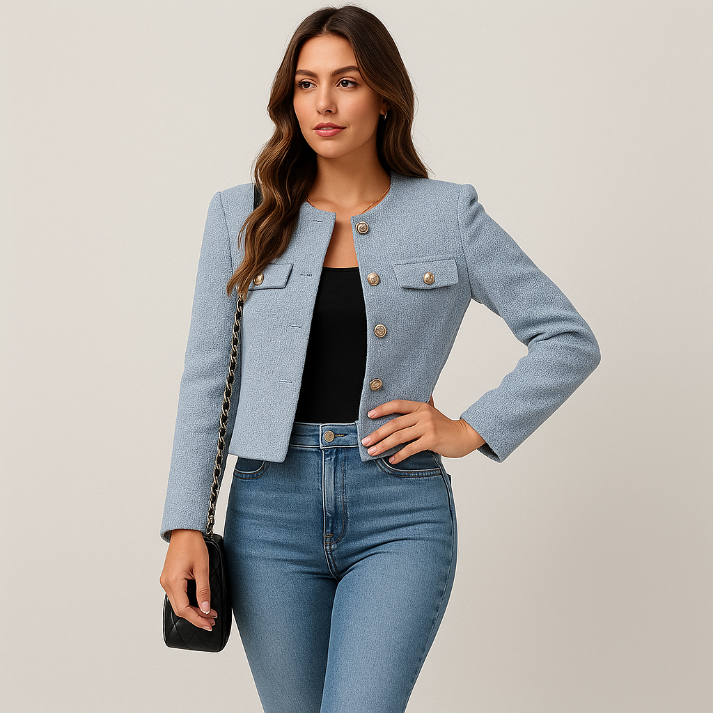 Monica elegant tweedblazer