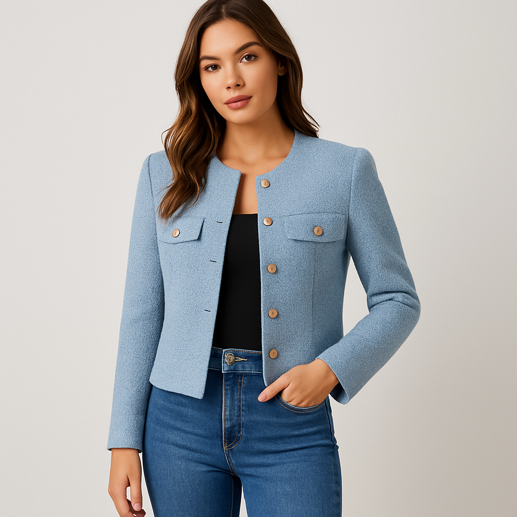 Monica elegant tweedblazer