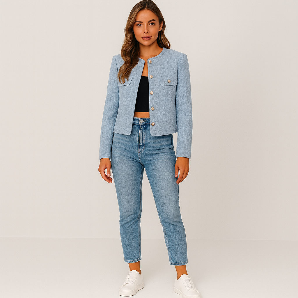 Monica elegant tweedblazer