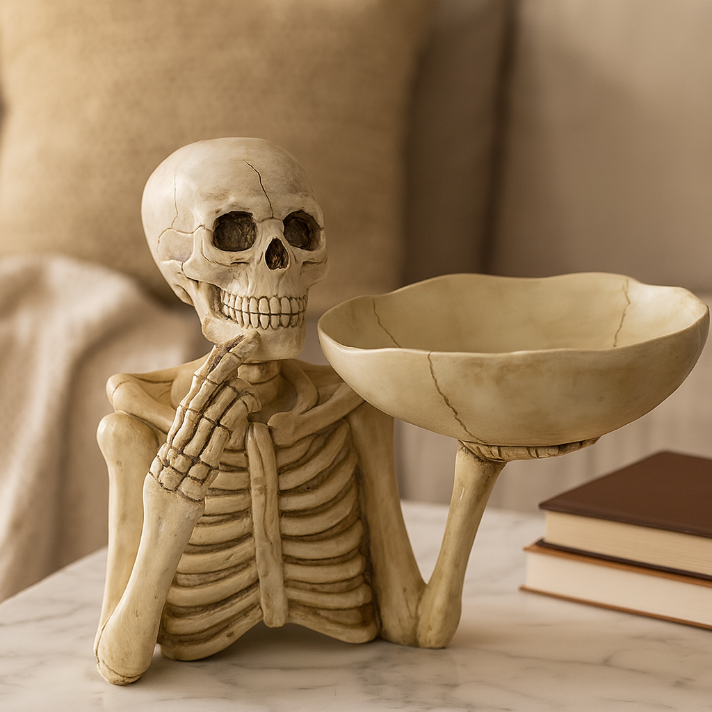 Morvane gotisk kranie-harpiksbakke