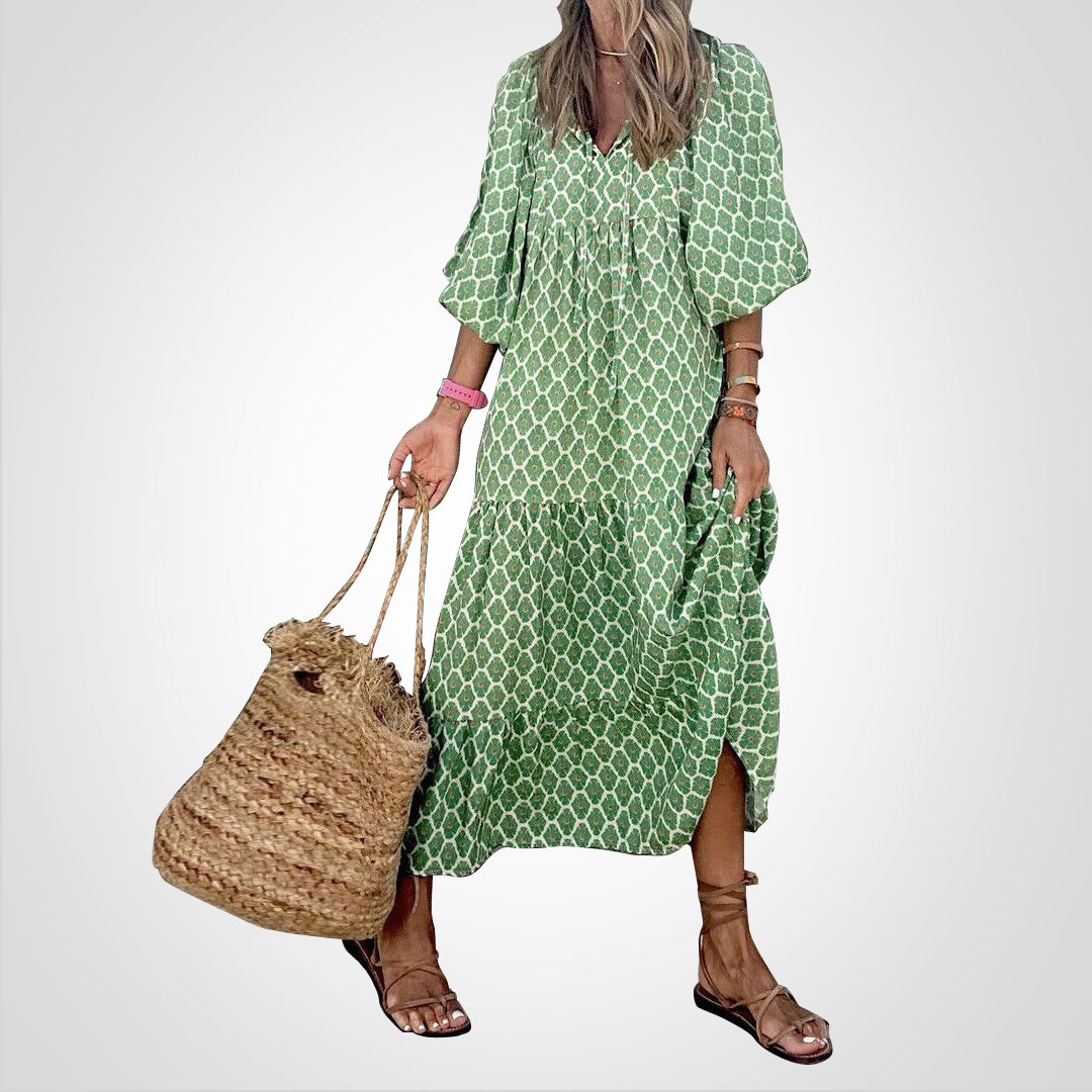 Rana | Farverig kjole