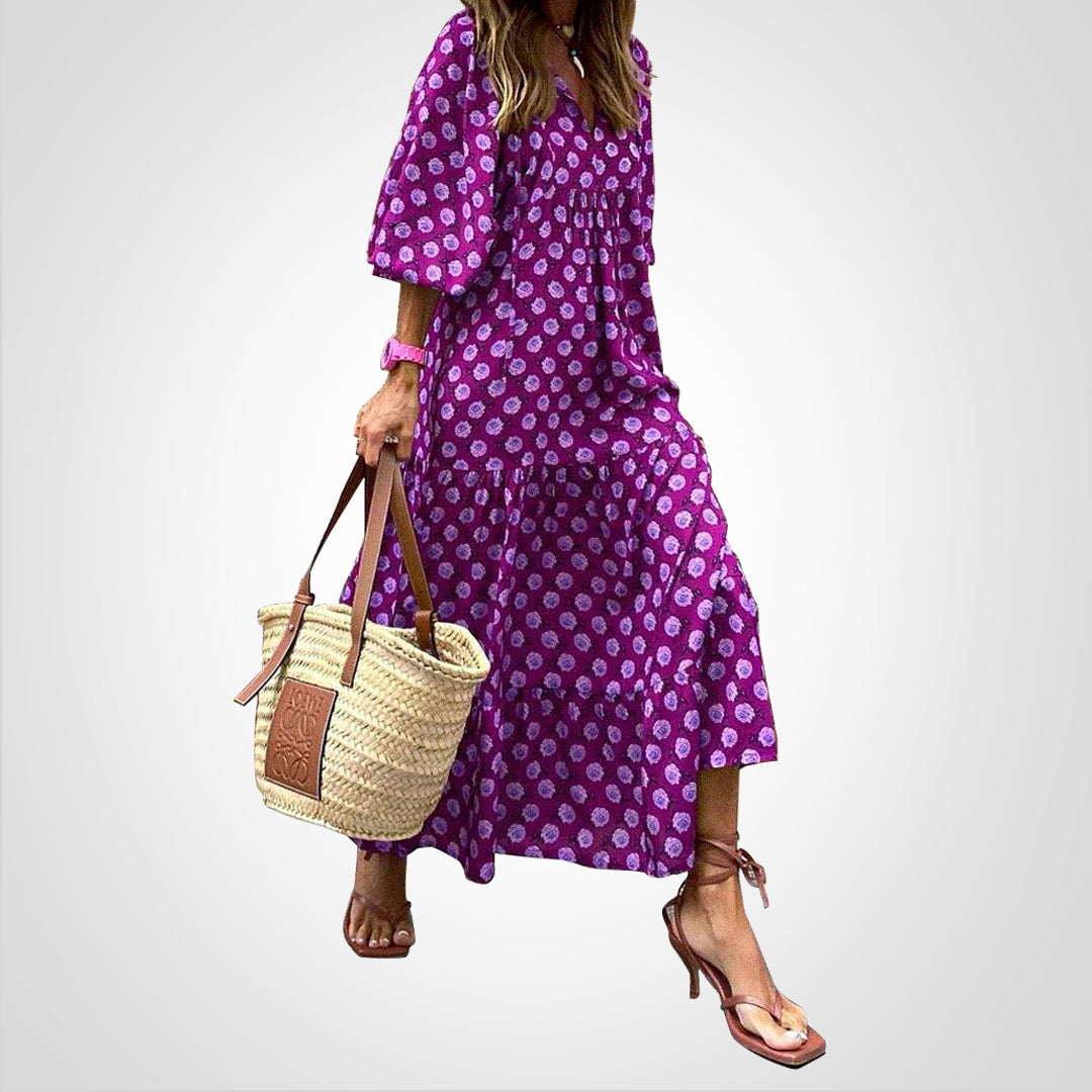 Rana | Farverig kjole