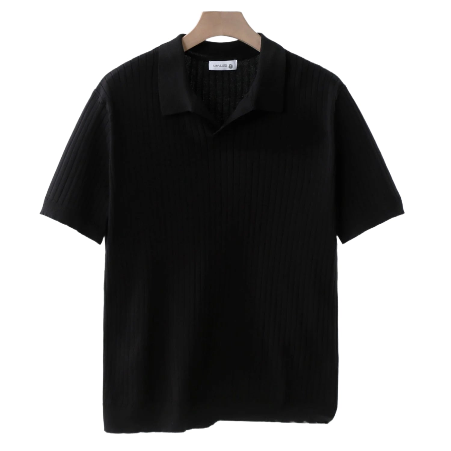 Anton - Strikket polo med krave