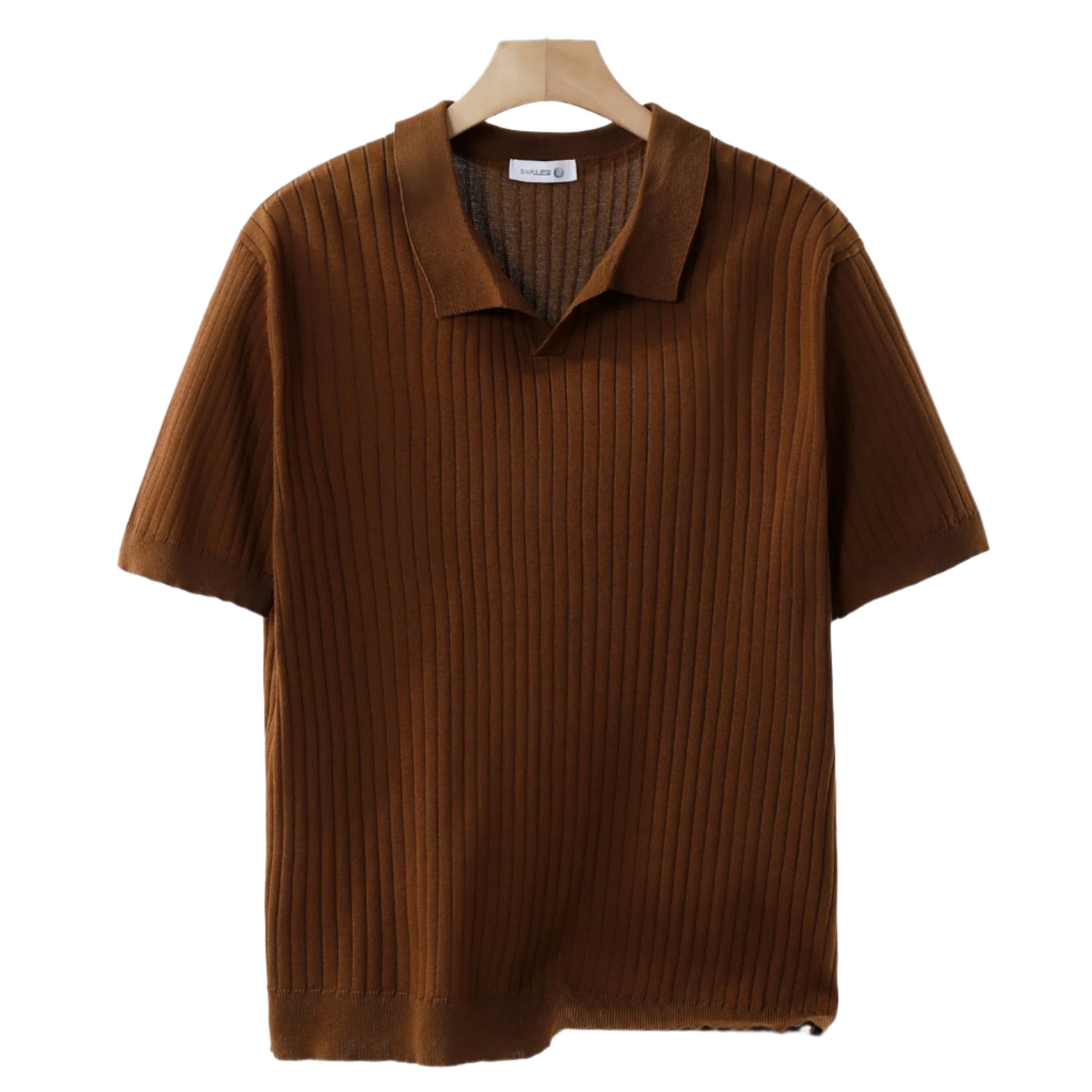 Anton - Strikket polo med krave