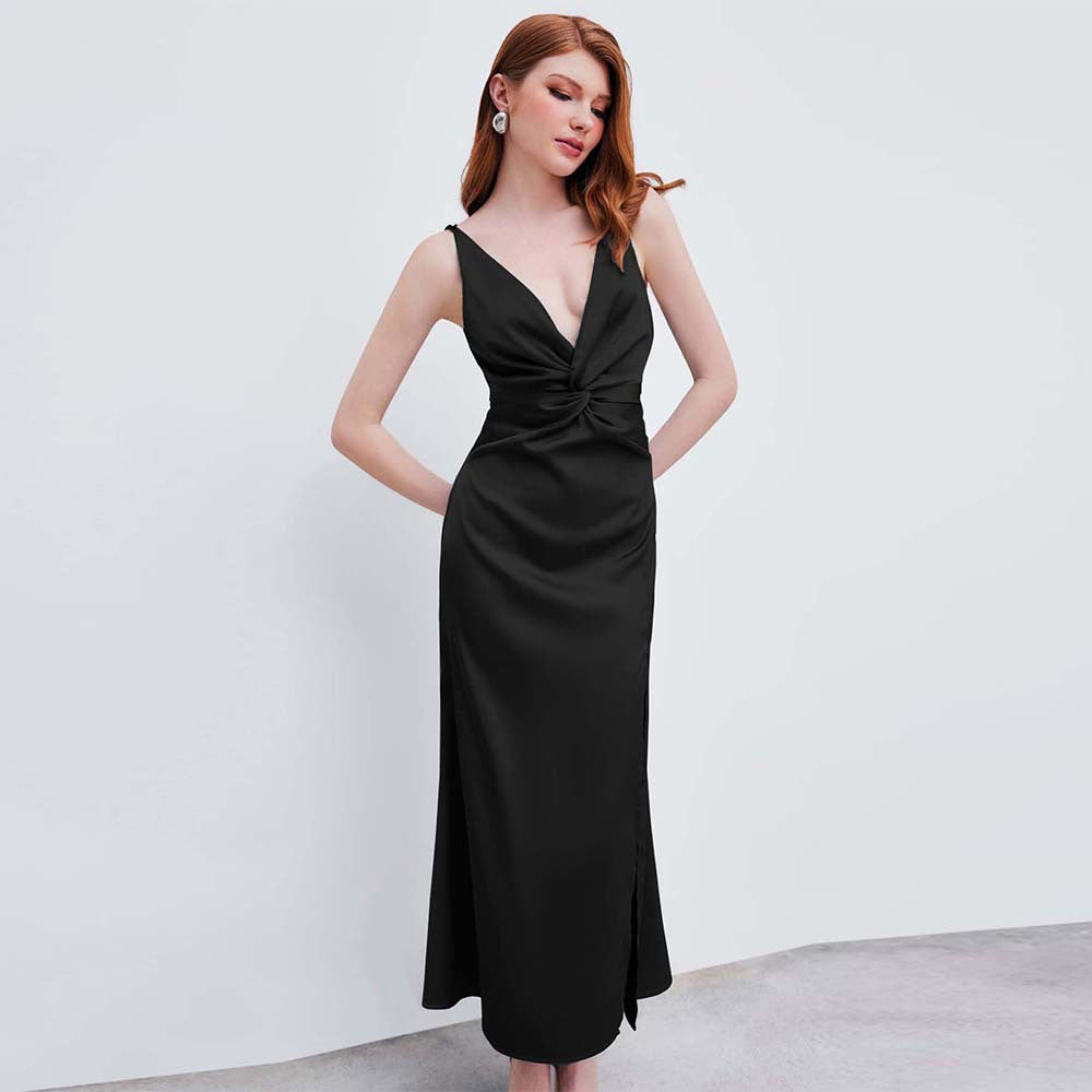 Rihanna - Plisseret grime maxikjole