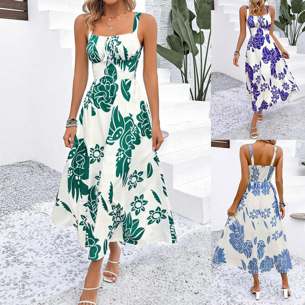 Rose - Spaghetti Strap Slim Kjole