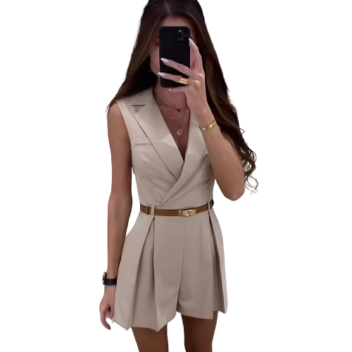 Lucia - Stilfuld jumpsuit uden ærmer