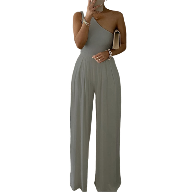 Tori - Elegant en-skulder jumpsuit