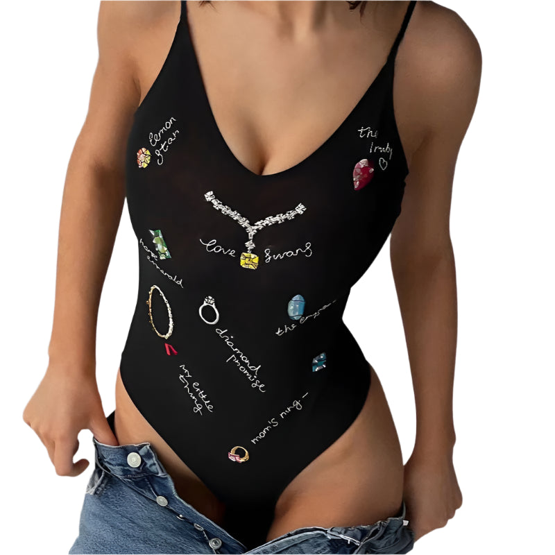 Elsa - Kreativt smykkemotiv badedragt