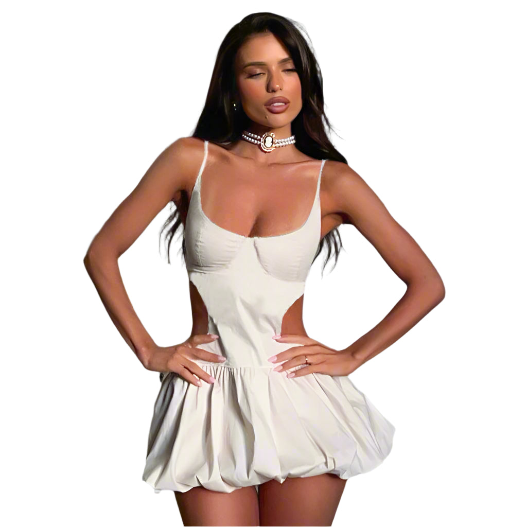 Simone - Minikjole med legende snit