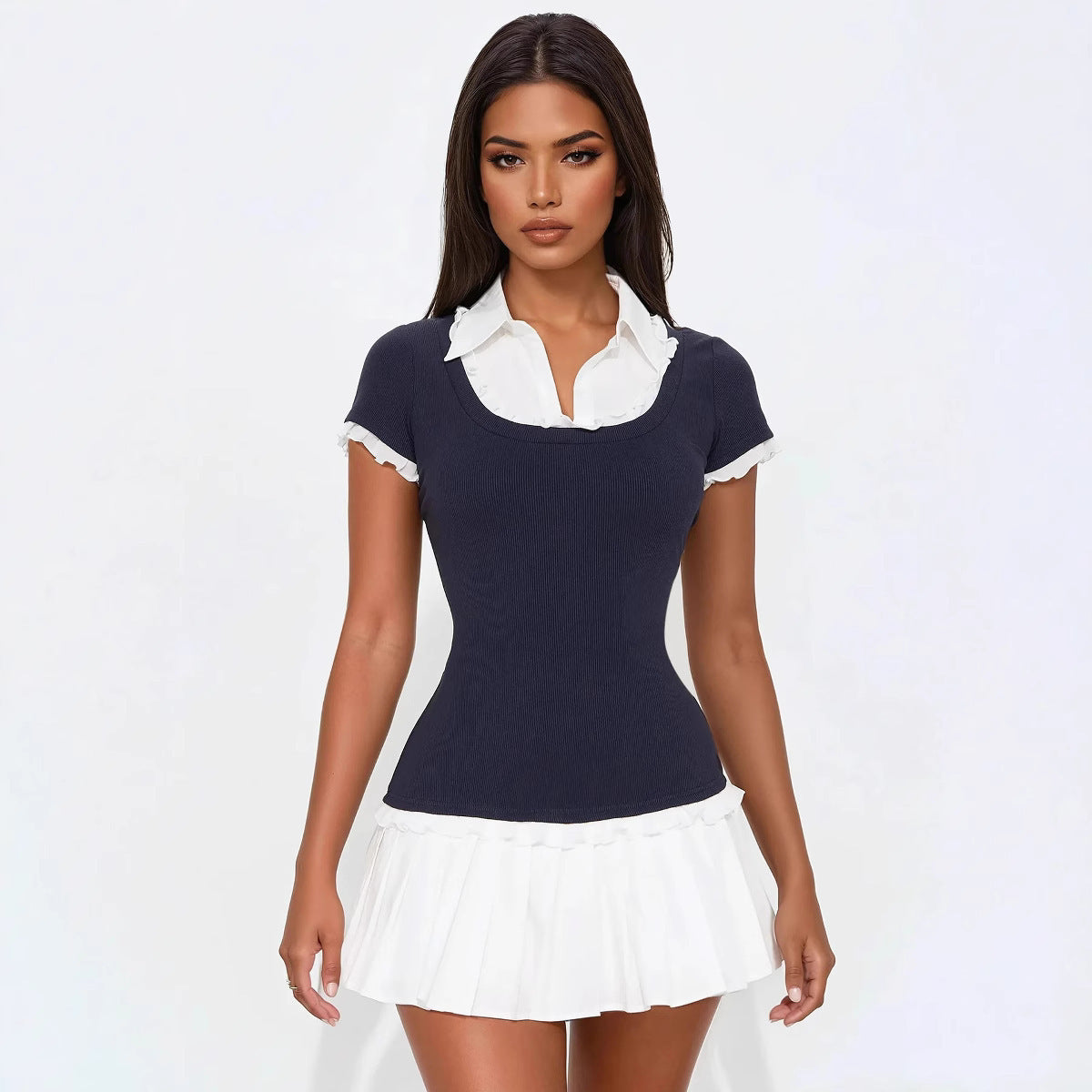 Rafaela - Figurformet, sporty minikjole