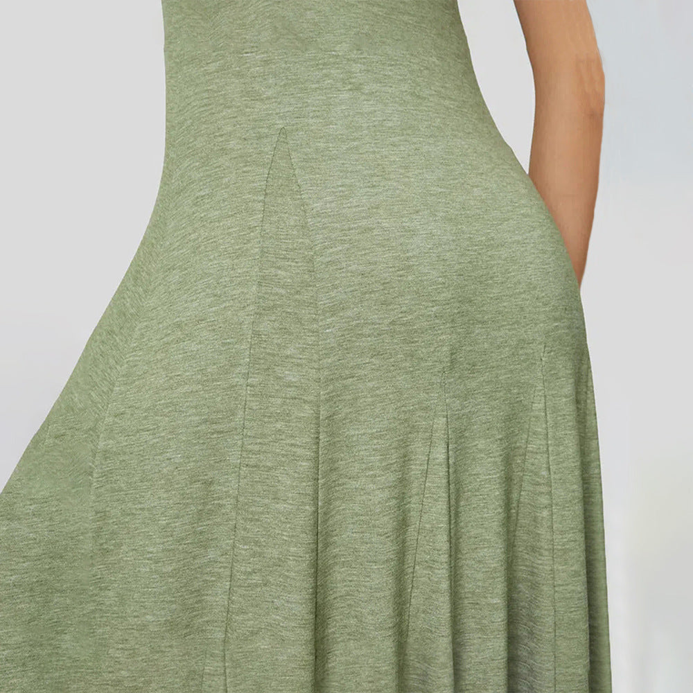 Natasha - Lang swingkjole i slim design