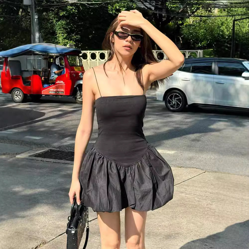 Nicole - Voluminøs minikjole