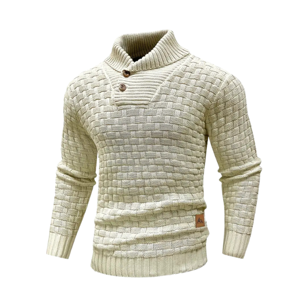 William - Strikket sweater med knapper-19