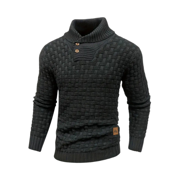 William - Strikket sweater med knapper-13