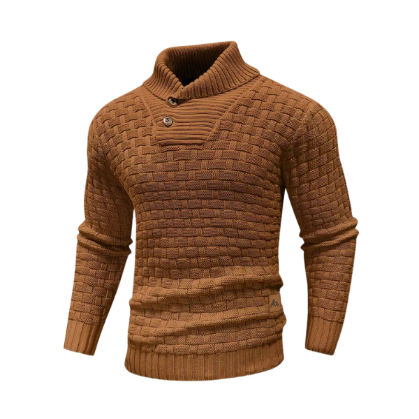 William - Strikket sweater med knapper-25