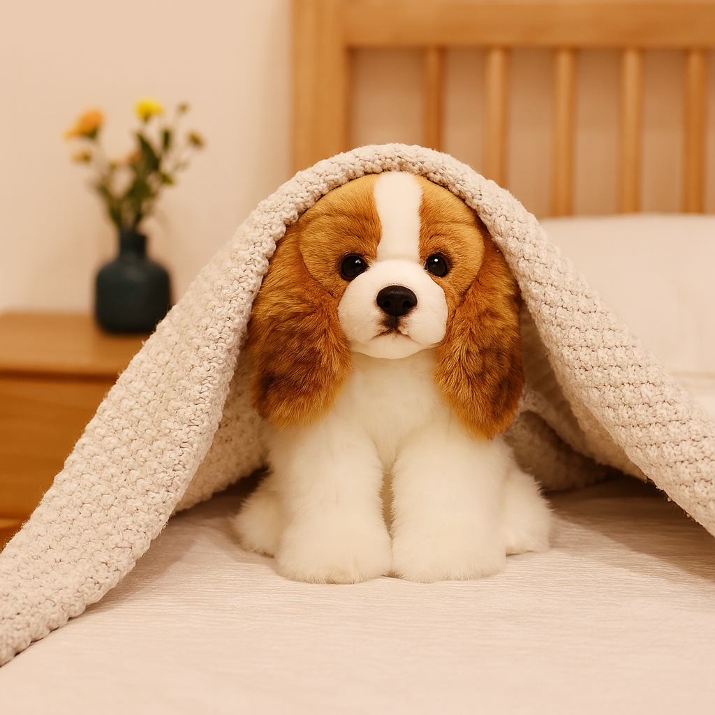 PawfectPal | Realistisk hunde-plyslegetøj – Blødt og naturtro