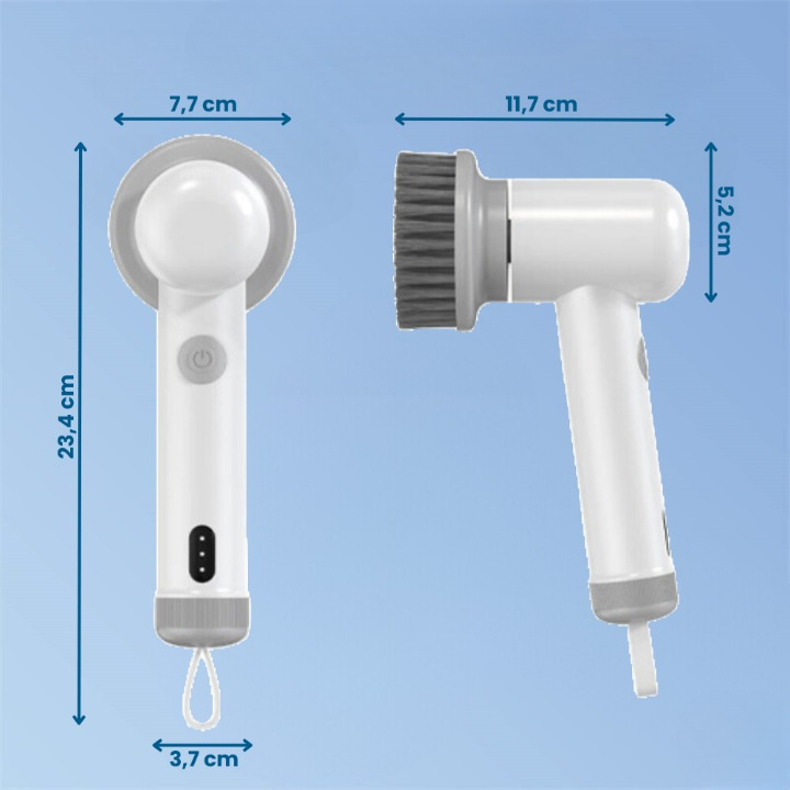CleanForce – Elektrisk skrubbebørste Professionel køkken- og komfurrenser