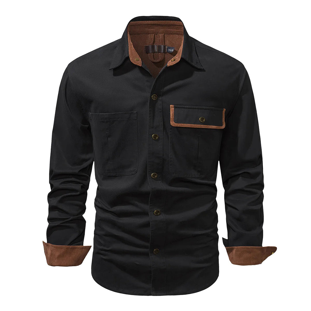 Emilus – Langærmet Button Down skjorte