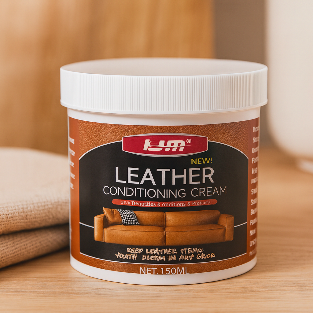 PureGloss | Læderplejesæt med svamp til sko, tasker og bilinteriør